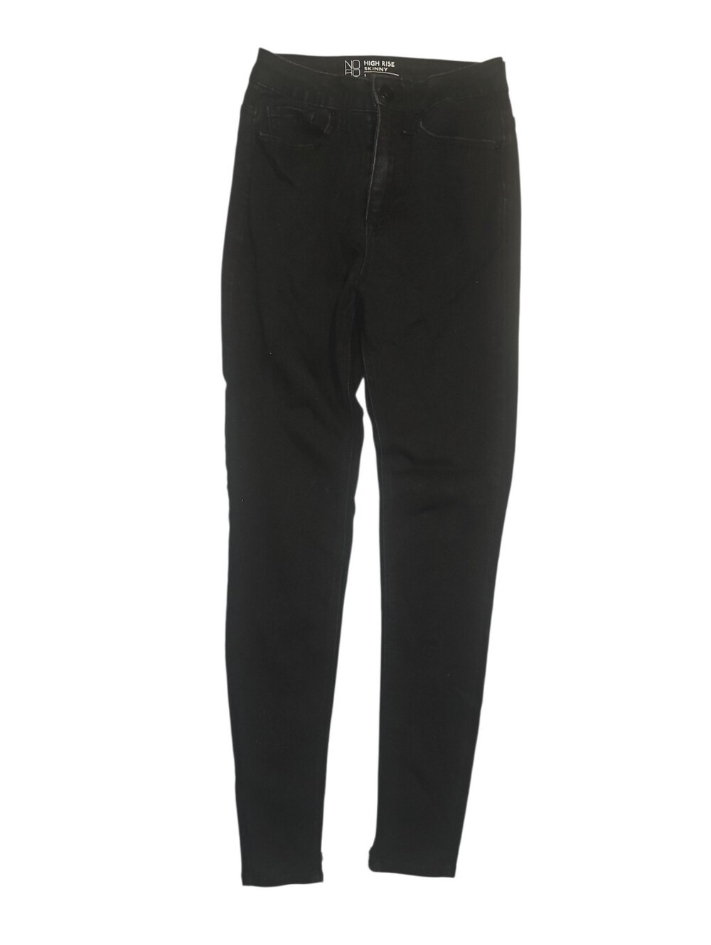 High-rise Black Skinny Jeans
